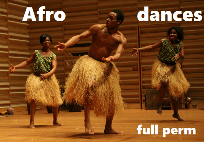 5 AFRO DANCES FULL PERM