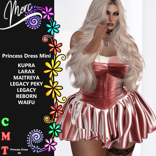 M - Princess Dress - Red #8 -UNPACK