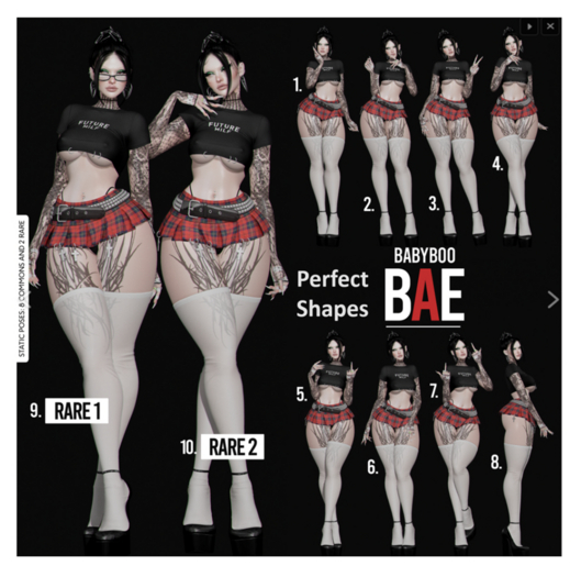 10. babyboo. bae RARE