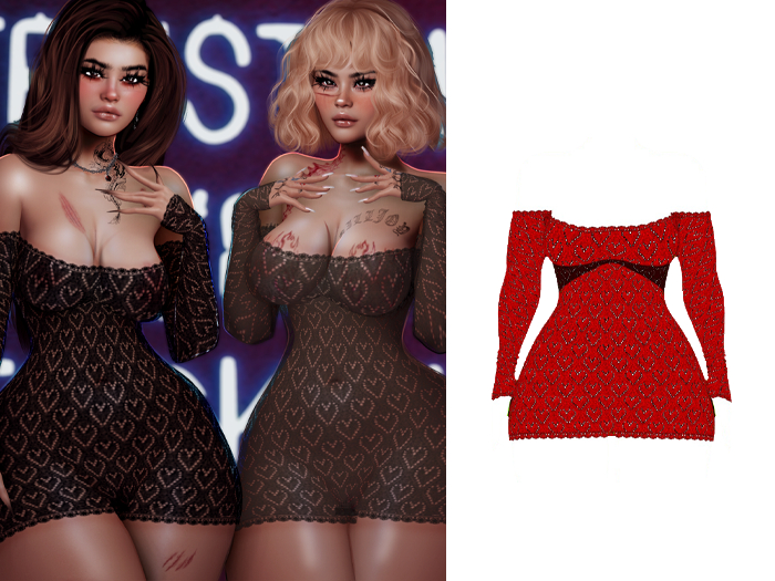 Madison - Presia Dress - Red