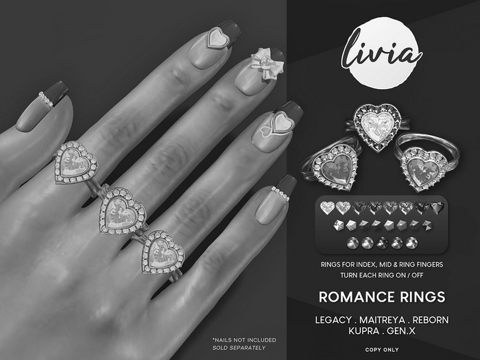 LIVIA Romance Rings DEMO