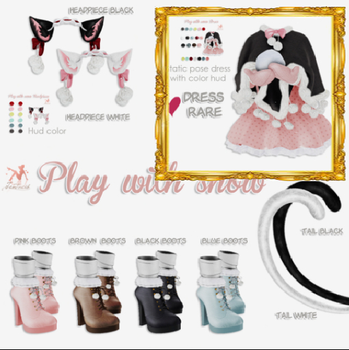 *Tentacio* Play with snow. Dress RARE