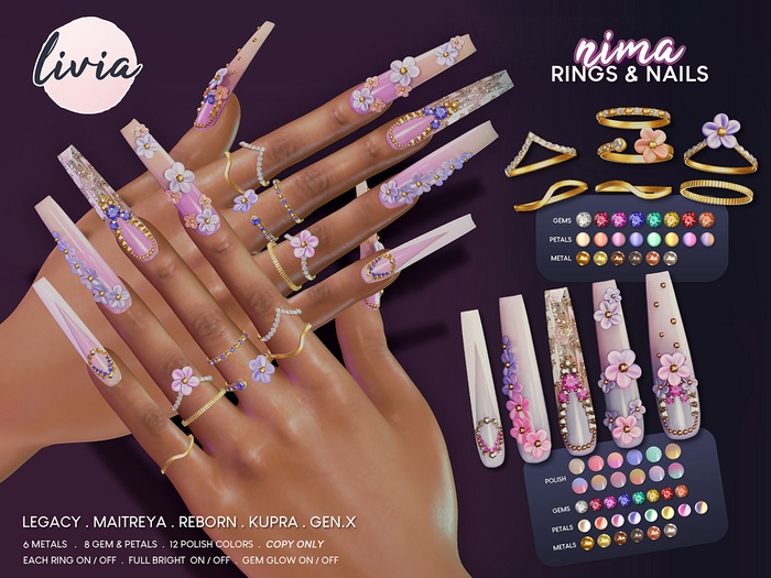 LIVIA Nima Rings & Nails