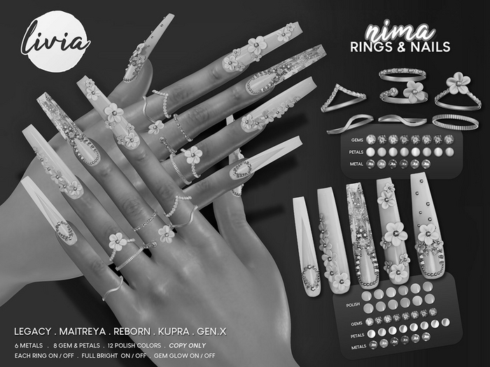 LIVIA Nima Rings & Nails DEMO