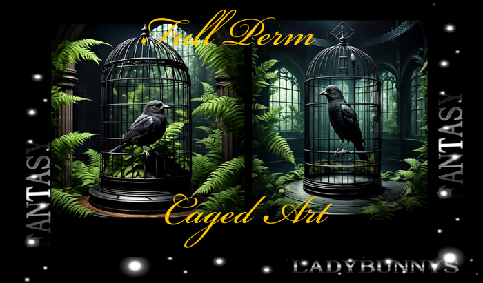 Full Perm Art - Caged (full perm raven art)