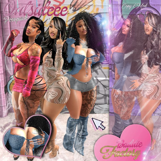 BF; Outsideee Posepack