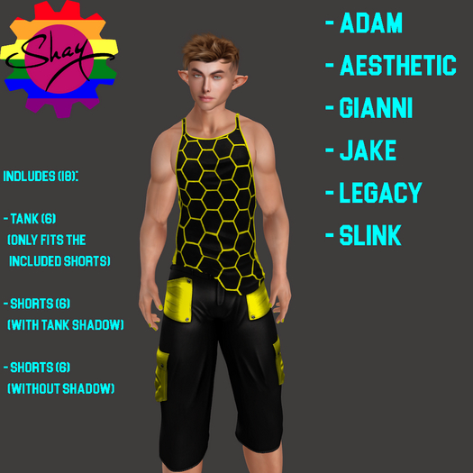 Cole Outfit Yellow Hex