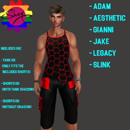 Cole Outfit Red Hex