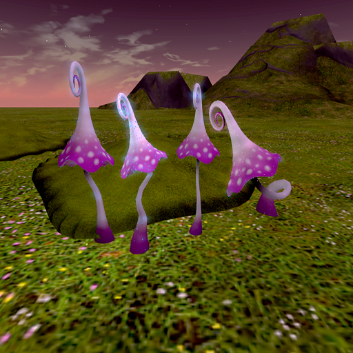 Bad Katz Fantasy Lights Mushrooms Full perm mesh