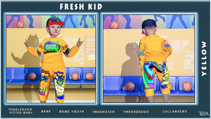 R2A-FRESH KID YELLOW