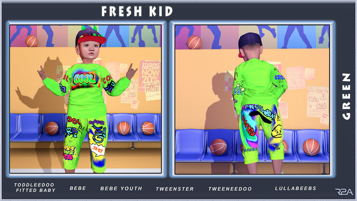 R2A-FRESH KID GREEN