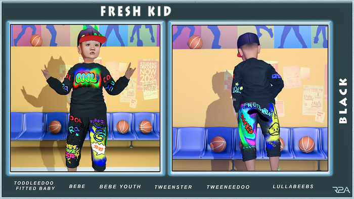 R2A-FRESH KID BLACK