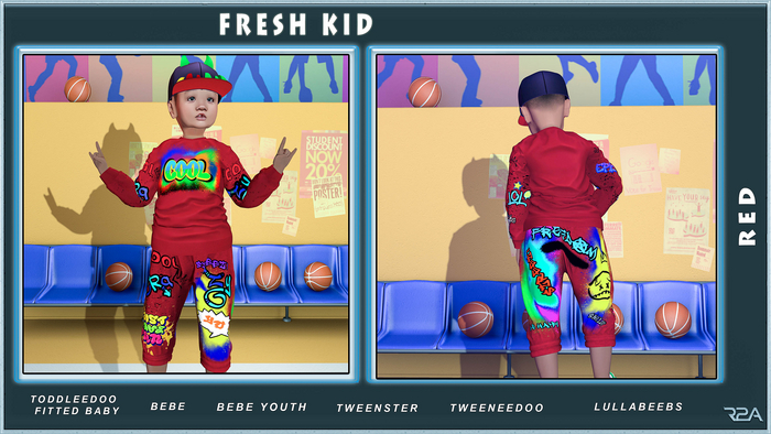 R2A-FRESH KID RED