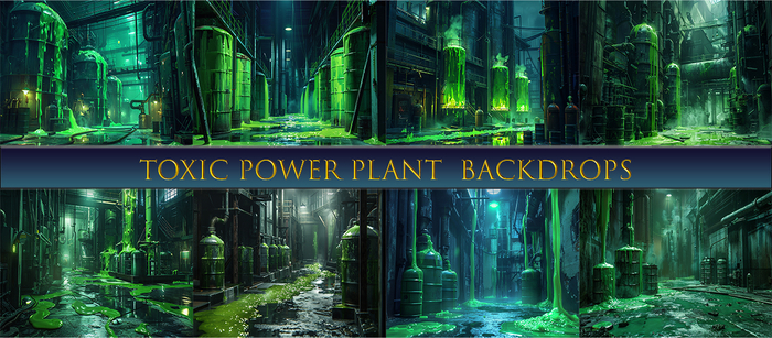 SATO - Toxic Power Plant Blogger backdrop Textures