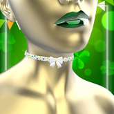 White St Patricks Day Collar