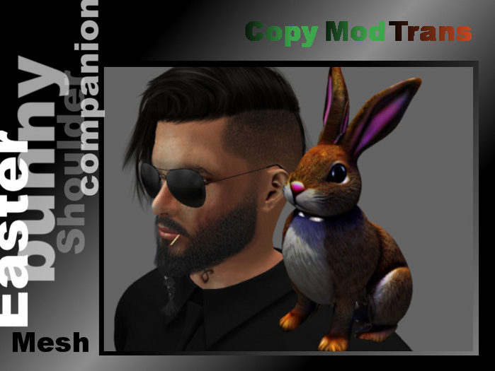 Süsser Osterhase (Schulterpuppe) 