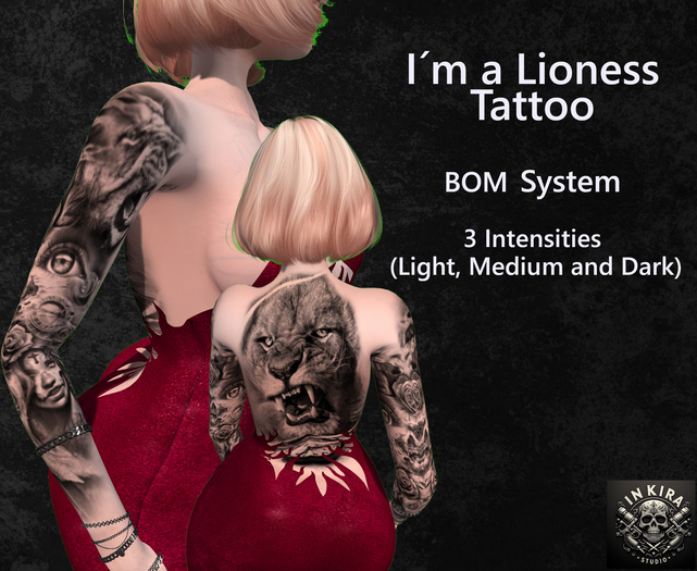 Im a Lioness Tattoo - InKira Studio