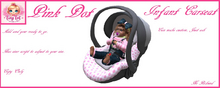 TTV Pink Dot Car Seat