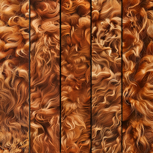 5pc 3D Brown sheep fur texture seamless*Full Perm*