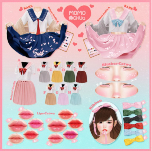 :: MOMOCHUU ::  mio - School Outfit Maitreya Exp B RARE