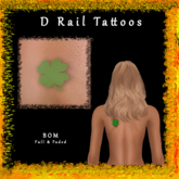 Clover Back Tattoo – BOM