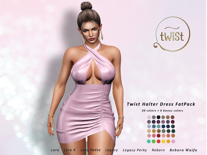 TWIST Halter Dress Fatpack DEMO