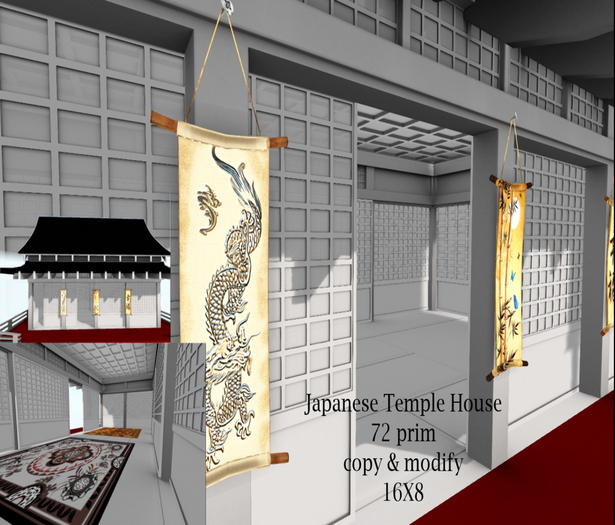 Japanese Temple House Box / market