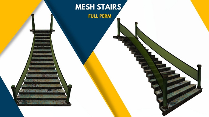 Stairs - Full Perm Mesh (11 Impact, 4 Elements)
