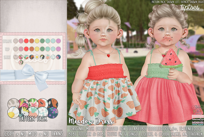 . tiptoes - Meadow Dress - Pattern Pack