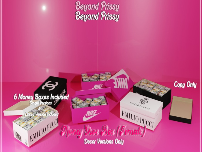 //Bp Money Box Female Prop Decor - Add To Unpack