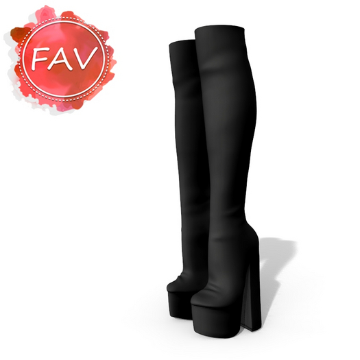 Black Long Boots