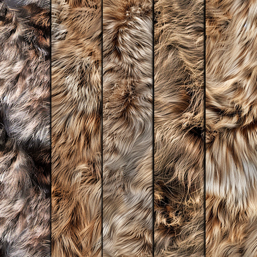 5pc 3D Mink fur texture seamless*Full Perm*