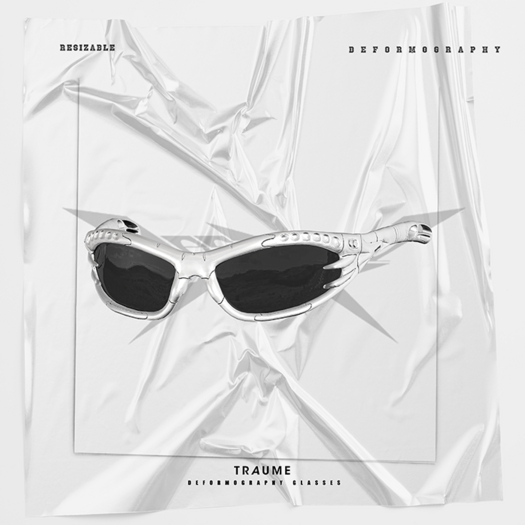 [Traume] Deformography Glasses White