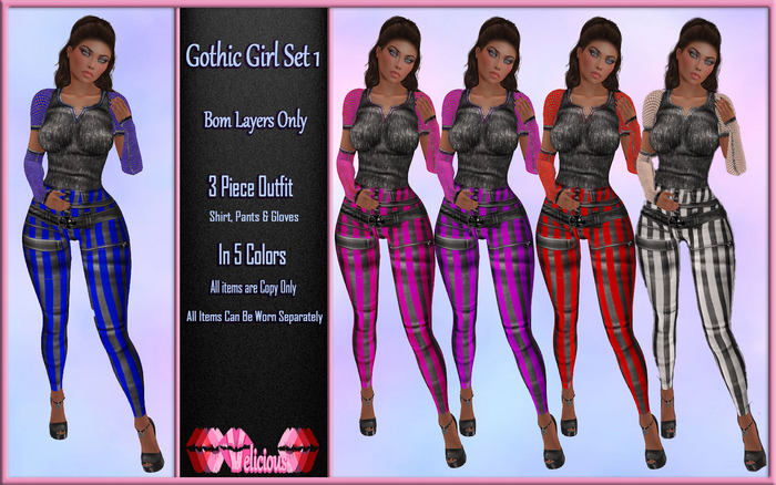 Velicious - Gothic Girl Set 1
