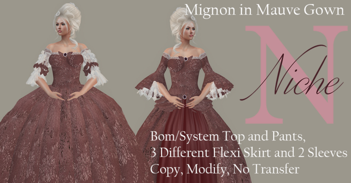 Mignon In Mauve Gown