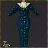 Yalin Fashion JOLINA Petrol CASUAL MAXIDRESS