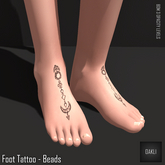 [OAKLI] Foot Tattoo - Beads