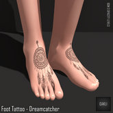 [OAKLI] Foot Tattoo - Dream Catcher