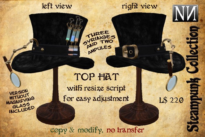 Top Hat with Syringes