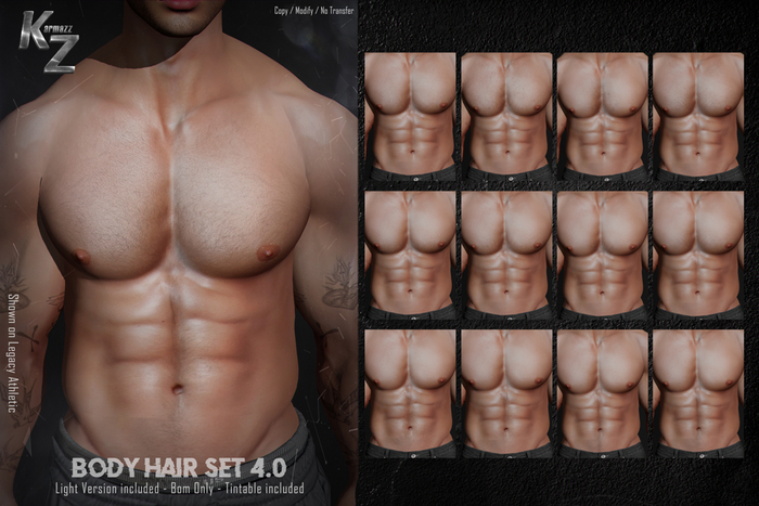 KARMAZZ Body Hair Set 4.0 BOM - Light Version