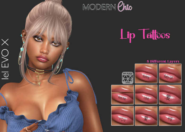Modern Chic - Lip Tattoo's - BOM {Add}