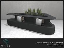 Meira Volta Book Rack - Graphite