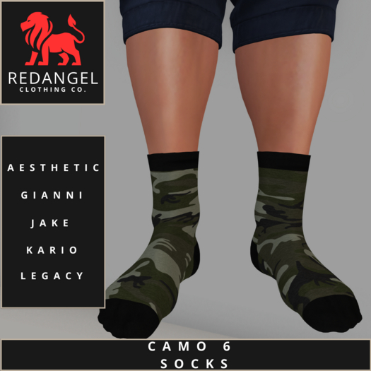 Camo 6 Socks