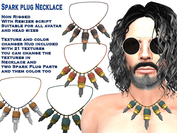 Spark plug Necklace (ADD)