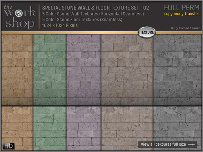 SPECIAL STONE WALL & FLOOR TEXTURE SET-02