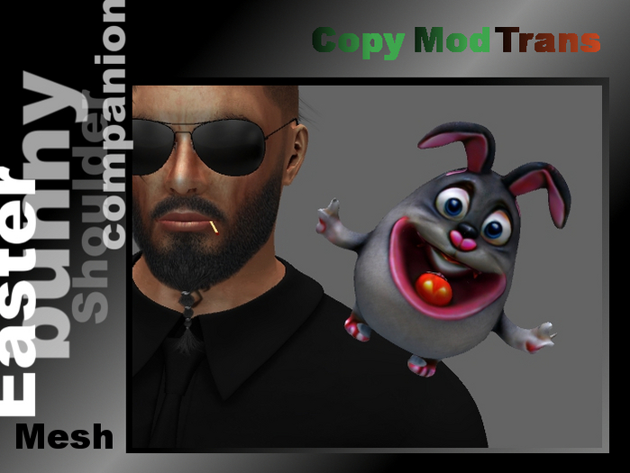 Süsser Osterhase (Schulterpuppe) 