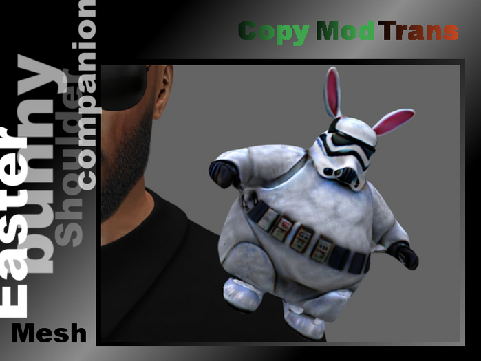 Space Easter Bunny (shoulder companion)