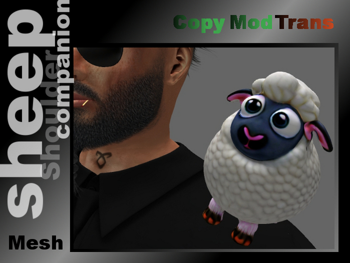 Cute Easter Sheep (shoulder companion)