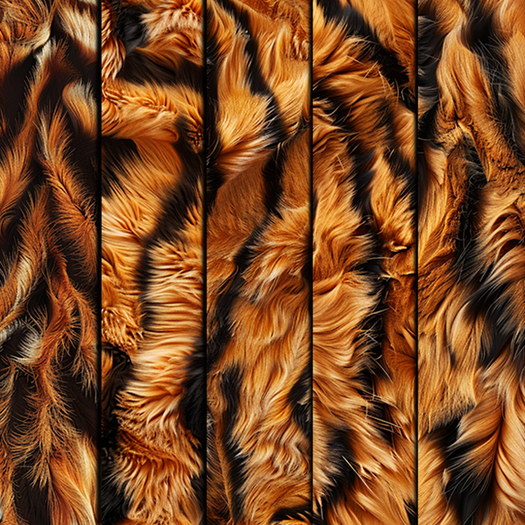 5pc 3D Tiger fur texture seamless*Full Perm*