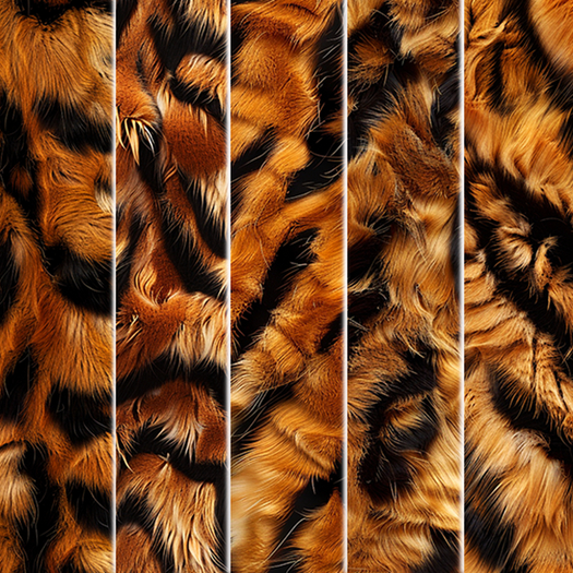 5pc 3D Tiger fur texture seamless*Full Perm*
